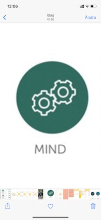 a screenshot of the mind app on an iphone